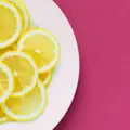 Lemons on a plate