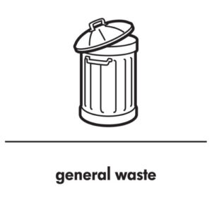 10516820White20General20Waste.jpg Sticker Recycling Kit - White - Individual