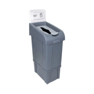 105173WHTGEN20Procycle20Recycling20Bin.jpg Procycle Recycling Bin, Lid & Back Panel - 80L - General Waste (White)