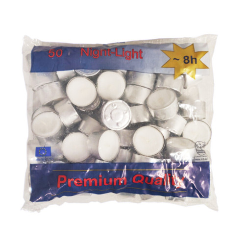 8-Hour Tealights - Pack of 50