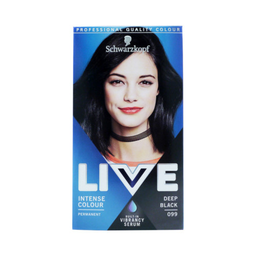 Schwarzkopf Live Permanent Hair Dye Deep Black