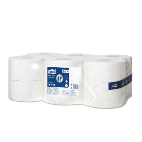 Tork T2 Mini Jumbo 2Ply Toilet Roll - 170m