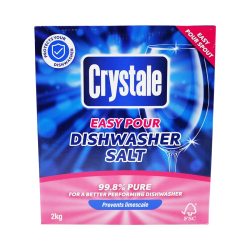 Crystale Dishwash Salt - 2kg - Dishwasher Maintenance