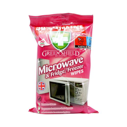 Greenshield Microwave & Fridge Freezer Wipes - 70