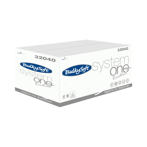 BulkySoft® System One Napkins - Case of 4,000