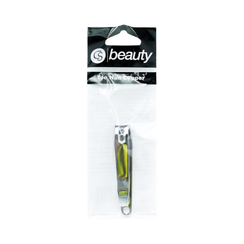 CS Beauty Toe Nail Clippers - Silver - Single Piece