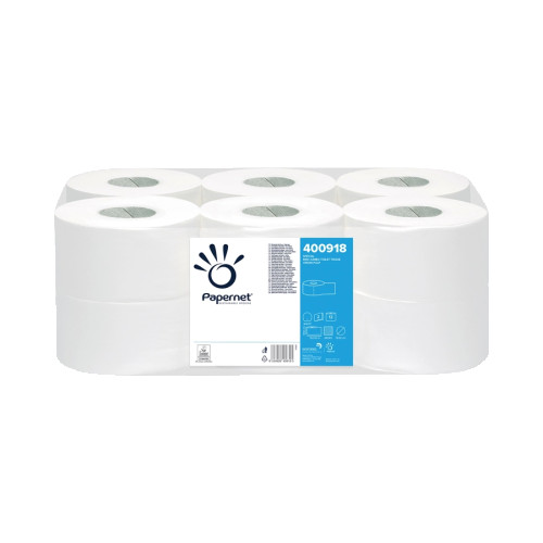 Papernet - Mini Jumbo Toilet Tissue - 152m - Case of 12
