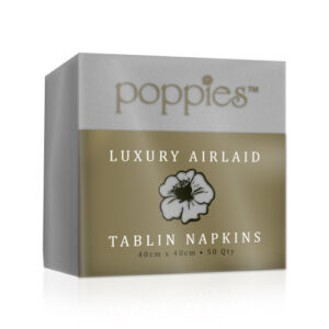 4044GR2040cm204F20Tablin20-20Grey20Pack.jpg Poppies Airlaid 8-Fold Napkins - 40cm - Pack of 500