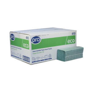 41020Pro20Green20Hand20Towels.jpg PRO 1-Ply Interfold Green Hand Towels Case of 5,000
