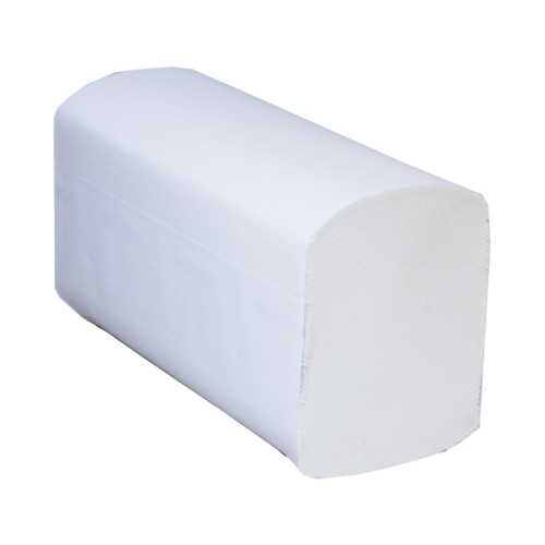 Pro 2-Ply Z-Fold White Hand Towels - White - Case of 3,000