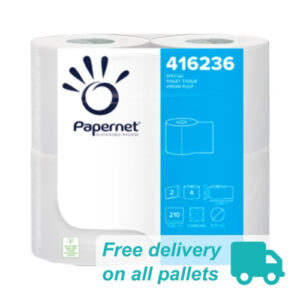 41623620-20Pallet20Logo.jpg Papernet 2-Ply Toilet Rolls - Pallet of 50 Cases
