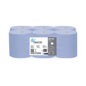 42172520Papernet20Blue20Centrefeed20Roll.jpg Papernet Recycled Centrefeed Hand Towel - Blue Rolls - 150m - Case of 6