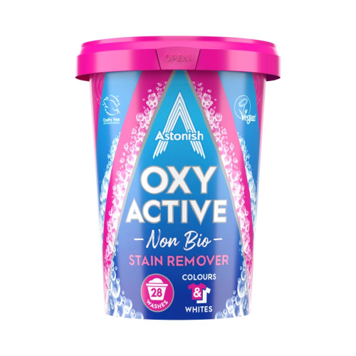 Astonish Oxi Active Non Bio Fabric Stain Remover - 850g