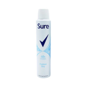 48452720Sure20Deodorant20Cotton20Dry.jpg Sure 48h Anti-Perspirant Deodorant - Cotton Dry - 200ml