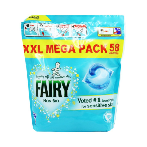 Fairy Non Bio Washing Capsules - 58 Wash