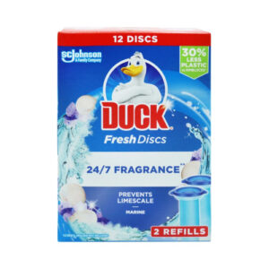 54789620Toilet20Duck20Fresh20Disc20Marine20Twin20Refill.jpg Toilet Duck Fresh Disc Marine Refill - Twin - Pack of 2