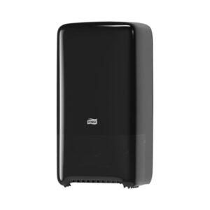 55750820Tork20Twin20Mid-Size20toilet20roll20dispenser.jpg Tork Twin Mid-Size Toilet Roll Dispenser - Black - Individual