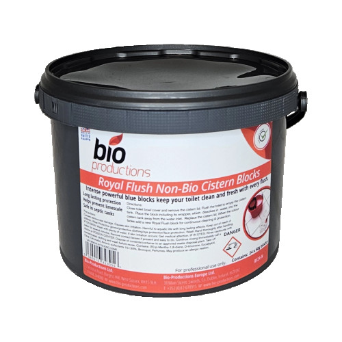 Bio Productions Royal Flush Toilet Blocks - Limescale Prevention - Case of 24