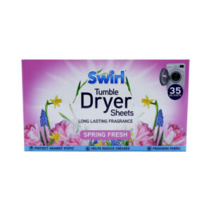 66655520Swirl20dryer20Sheets.jpg Swirl Dryer Sheets Spring Fresh - 35 Sheets