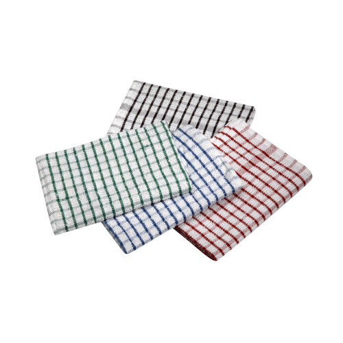 Ramon Terry Check Tea Towels - Pack of 10