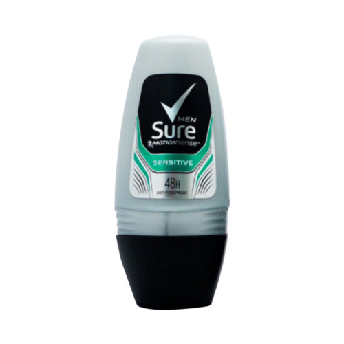 Sure Men's Roll-On Deodorant 48h Anti-Perspirant - Sensitive - 50ml