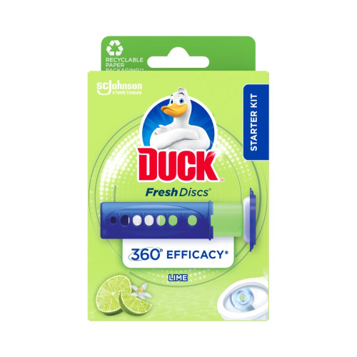 Toilet Duck Discs Lime Zest Starter Kit - Each