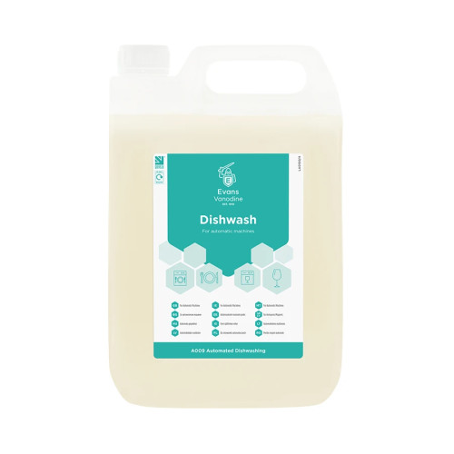 Evans Vanodine Dishwash - 5L - Case of 1