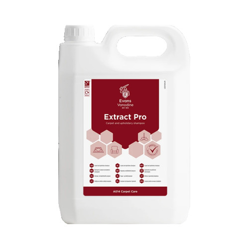 Evans Vanodine Extract Pro Carpet Shampoo - 5L