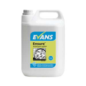 A053EEV20-20Evans20Vanodine20Ensure20Sanitiser205L.jpg Sanitiser Ensure Unperfumed - 5L - Case of 1