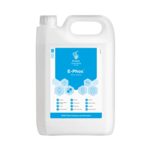A088EEV20Phos205lt20New.jpg Evans Vanodine E-Phos Perfumed Washroom Cleaner & Sanitiser - 5L