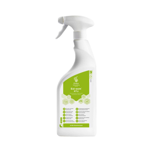 Evans Vanodine Est-eem Fragrance Free Cleaner Sanitiser - 750ml