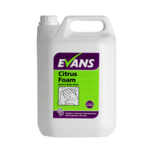 A181EEV220-20Evans20Vanodine20Citrus20Foam20Luxury20Hand20and20Body20Wash205L.jpg Evans Vanodine Citrus Foam Luxury Hand and Body Wash - 5L