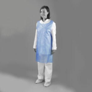 A1B.jpg Polyco Flat Packed Aprons - Blue - Case of 1000