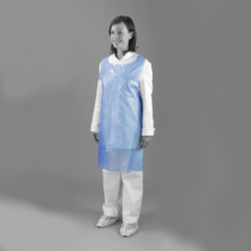 Polyco Flat Packed Aprons - Blue - Case of 1000