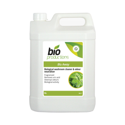 Bio Productions Blu Away Washroom Cleaner - Lime Scale Remover - 5L