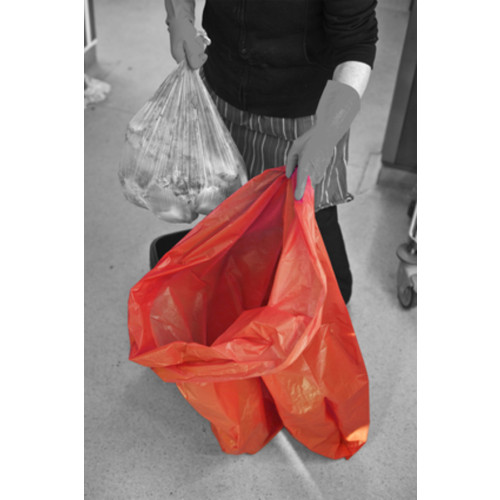 Polyco 90L CHSA Approved Medium Duty Sack - Red - 200 Bags