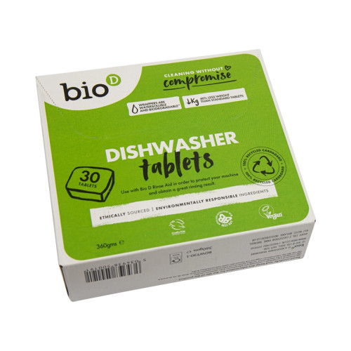 Bio-D Eco Friendly Dishwasher Tablets - 30 Tabs