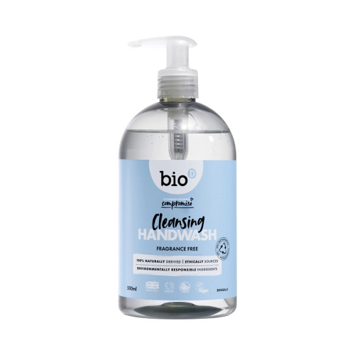 Bio-D Fragrance Free Eco Friendly Hand Wash - 500ml