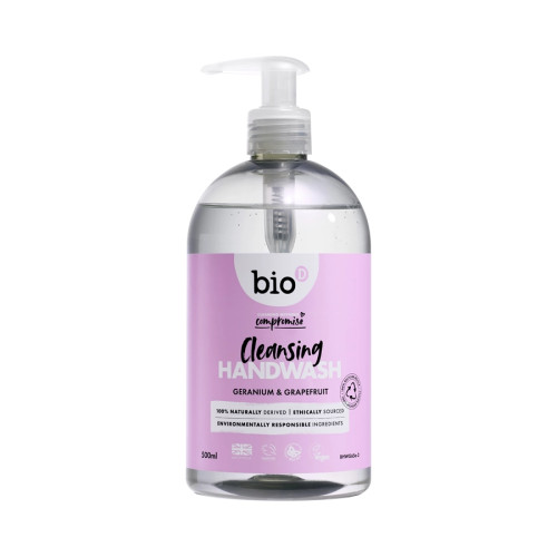 Bio-D Geranium and Grapefruit Cleansing Hand Wash - 500ml
