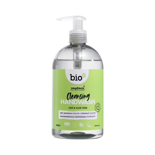 Bio-D Lime & Aloe Vera Cleansing Hand Wash - 500ml