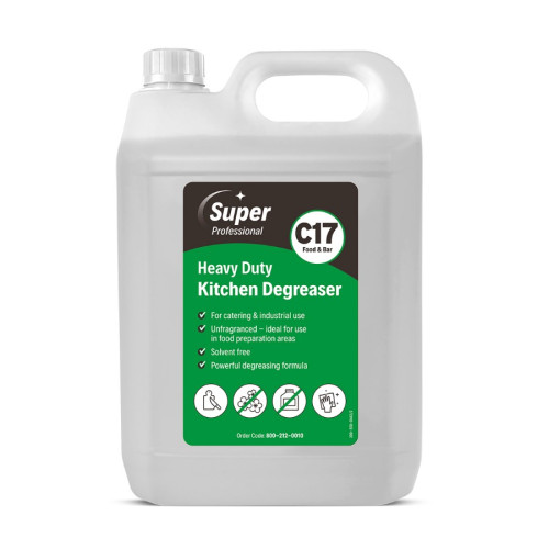 Super Professional C17 Heavy Duty Kitchen Degreaser - 5L