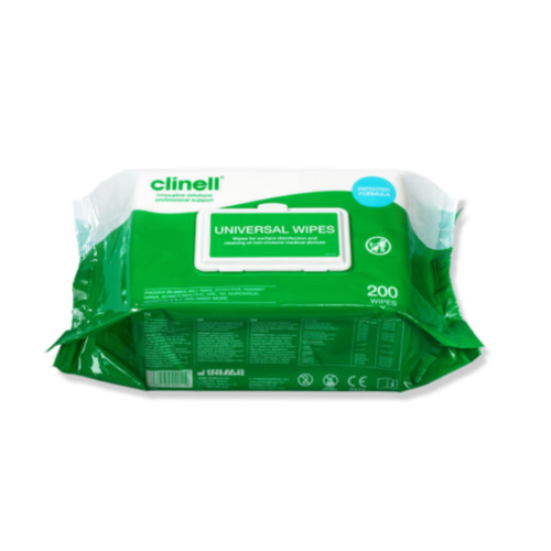 Clinell Universal Wipes - Pack of 200