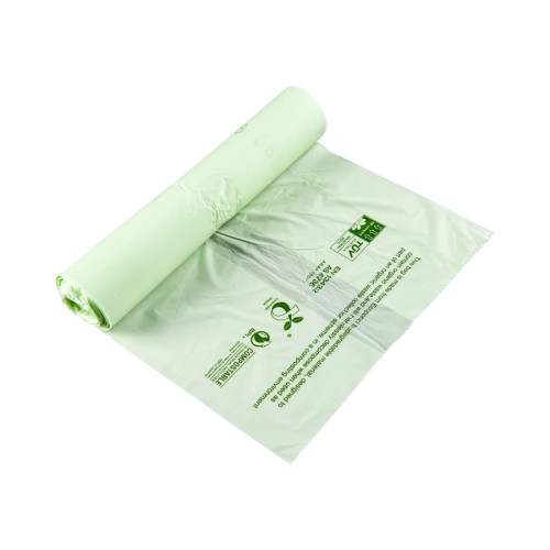 Cromwell Compostable Food Waste Liner - Green - 7L - Case of 2080 - Image 4
