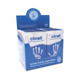 Clinell20CAHW10020Antimicrobial20Hand20Wipes.jpg Clinell Antimicrobial Hand Wipes - 100 Wipes