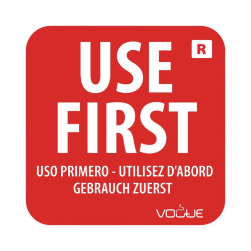 Vogue Use First Adhesive Food Labels - 1000 Labels