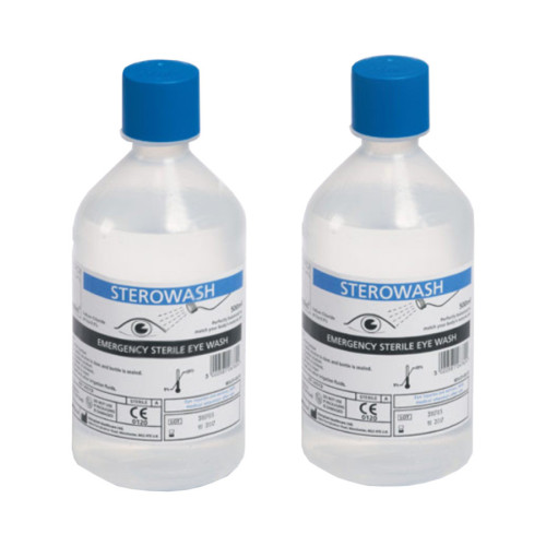 Sterowash Sterile Eyewash - 500ml - Case of 2