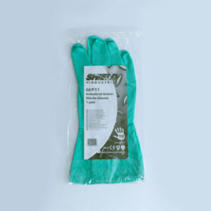 Green20Nitrile.jpg Shield Chemical Resistant Gloves - Large - 12 Pairs