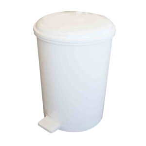 PED185-PL20-20Bin20-20Pedal20-20Plastic20-20White.jpg 12L White Pedal Bin - Single Unit