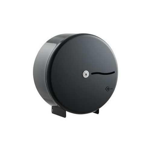 JDS Graphite Grey Jumbo Toilet Roll Dispenser