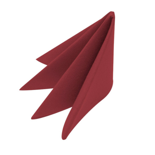 Poppies Airlaid Napkin - Bordeaux - 40cm - Case of 500